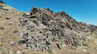 Rock Formations Along Hardtrigger Road Owyhee County Idaho [upl. by Artenak]