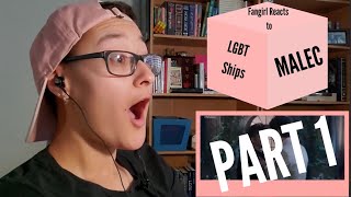 Reacting to Malec from The Shadowhunters Part 1 LGBT Ships Series  Fangirl Reacts [upl. by Endys]