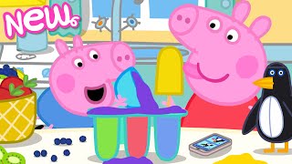 Peppa Pig Tales 🍭 Making Ice Lollies 🍓 BRAND NEW Peppa Pig Episodes [upl. by Attenal]