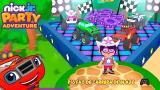 🚗 Pistas de Carrera de BLAZE 🎮 NICK JR PARTY ADVENTURE [upl. by Pedersen]