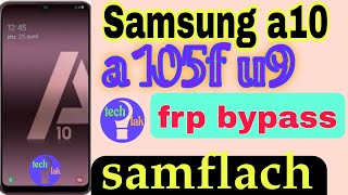 Samsung a10 frp bypass samflach tool [upl. by Hannahc]