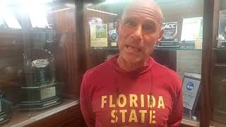 Heres what FSU soccer coach Brian Pensky said after 42 victory over UNC [upl. by Lederer843]