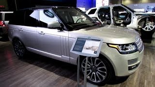 2013 Range Rover Supercharged Autobiography  Exterior Interior Walkaround  2013 Toronto Auto Show [upl. by Hamachi]