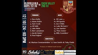 Chew Valley RFC 2nd XV v Oldfield Old Boys RFC 1st XV [upl. by Eisso846]