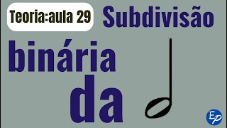 Subdivisão binária da mínima [upl. by Laing]