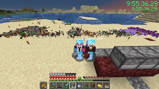 953 minecraft 116 all items duos world record [upl. by Noelc571]