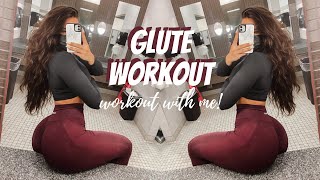 GLUTE WORKOUT ROUTINE  best exercises for glute growth  workout with me [upl. by Kam]