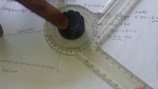 Velocity diagram by using relative velocity method in a four bar chainby manimaran [upl. by Eninahpets]