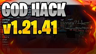 BEST MCPE 12141 HACK CLIENT  GOD HACKED CLIENT FOR MOBILE IOS ANDROID PC Minecraft Bedrock [upl. by Seldan]