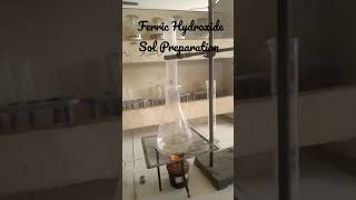 Ferric Hydroxide Sol Preparation  By Aakash Rastogi Sir [upl. by Yeldah69]