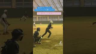 爆速女子が男子からナイスバッティング！ ソフトボール ソフト女子バッティングセンター返し [upl. by Gnuhn]