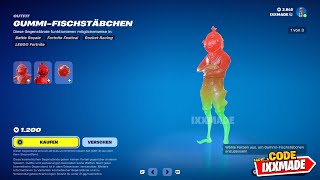 Fortnite  Item Shop  Gummy Fishstick  Showcase [upl. by Olivia]