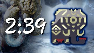 EX Elderfrost Gammoth vs 2 HBG  銀嶺ガムート MHGUMHXX [upl. by Annuahsal]