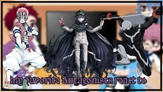 My favorite antagonists react to each other 13 Kokichi Akaza Twice [upl. by Helm729]