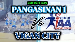 VIGAN CITY VS PANGASINAN 1  R1AA MEET 2024 [upl. by Leacock396]