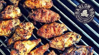 How to Make Grilled Chicken Wings  Weber Genesis Gas Grill  Barlow BBQ [upl. by Samtsirhc]