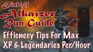 Diablo 3 Efficient Alkaizer Runs for Paragon XP amp Legendaries [upl. by Cohbath]