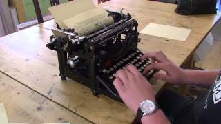 Typing Test  1911 Underwood 5 [upl. by Intihw]