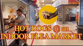 HOT DOGS AT AN INDOOR FLEA MARKET What could go wrong🤣 [upl. by Sheley]