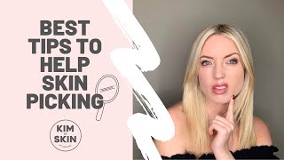 BEST TIPS TO HELP SKIN PICKING 🧐 DERMATILLOMANIA [upl. by Franck]