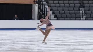 Courali Clay  Junior Women Short Program  2025 Eastern Sectional Singles Final [upl. by Nerej]