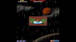 Galaga 88 Dimension 5 1987 Namco Mame Retro Arcade Games [upl. by Ynnol]