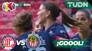 ¿Cuándo no ¡LICHA CERVANTES ya anotó  Toluca 01 Chivas  AP20234tos  Liga Mx Femenil  TUDN [upl. by Yort]