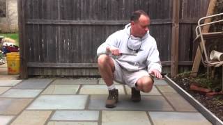 How to point a flagstone patio [upl. by Ettennej668]