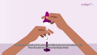 How to use the HPV self sampling kit  Evalyn Brush Instructions for selfcollection at home [upl. by Sidnal]