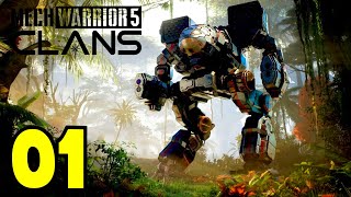 MECHWARRIOR 5 CLANS FR 1  Une Campagne Prometteuse [upl. by Amii791]