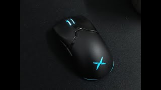 Delux M800 DB PAW3335 Mouse Review amp Unboxing [upl. by Laddy]