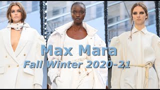 Max Mara fashion show fall 2020 winter 2021  Макс Мара модная коллекция осень 2020 зима 2021 [upl. by Maitund]