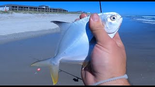 Surf Fishing TOPSAIL NC for Pompano [upl. by Che]