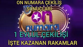 On numara çekiliş sonuçları  milli piyango on numara çekilişi sonuçları 01092023 [upl. by Ignacia]