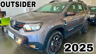 NOVA RENAULT DUSTER ICONIC COM PACOTE OUTSIDER  VEJA OQUE MUDOU NO SUV MODELO 2025 [upl. by Shakespeare]