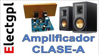 Amplificador de Audio en Clase A con transistores de potencia [upl. by Leacock204]