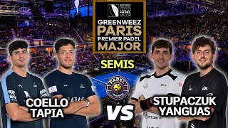 Premier Padel Greenweez Paris Major SEMIFINALES  CoelloTapia vs StupaczukYanguas  Highlights [upl. by Gean805]