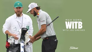 Caddie POV Whats in Max Homas Titleist Bag with Joe Greiner [upl. by Rocca]