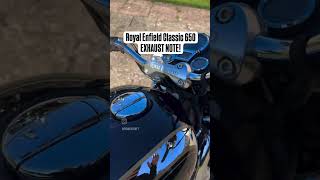 Heres what the Royal Enfield Classic 650 Twin sounds like PowerDrift PDArmy Shorts [upl. by Urial]