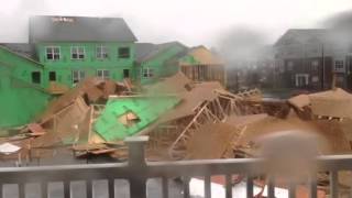 North Carolina condo building collapses during storm [upl. by Egide]