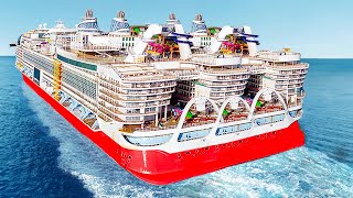 Top 5 LARGEST Cruise Ships in 2024 [upl. by Palocz]