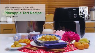 Airfryer XXL amp AllInOne Multicooker Pineapple Tart Recipe [upl. by Thistle]