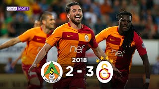 A Alanyaspor 2  3 Galatasaray  Maç Özeti  201718 [upl. by Enytnoel]