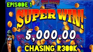 Big Bass Bonanza chasing R300K episode 1 [upl. by Llebana697]