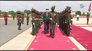 Germany President treated to colourful welcome [upl. by Chadd912]