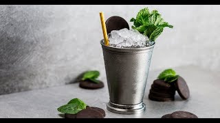 Thin Mint Julep Cocktail Recipe  Liquorcom [upl. by Nuahsad]