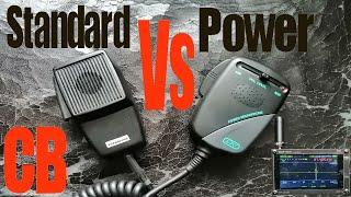 Enthusiastic Steve Standard Vs Power CB Microphone test What do you think [upl. by Elok825]