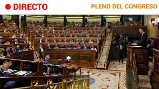 PLENO DEL CONGRESO SESIÓN PLENARIA 29102024  RTVE Noticias [upl. by Anilag304]