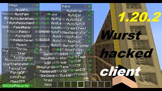 How to get the Wurst Hacked client for 1202 [upl. by Goldberg]