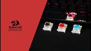 Conheça a Nova Linha de Teclados  Redragon Outemu DIY [upl. by Yerac443]